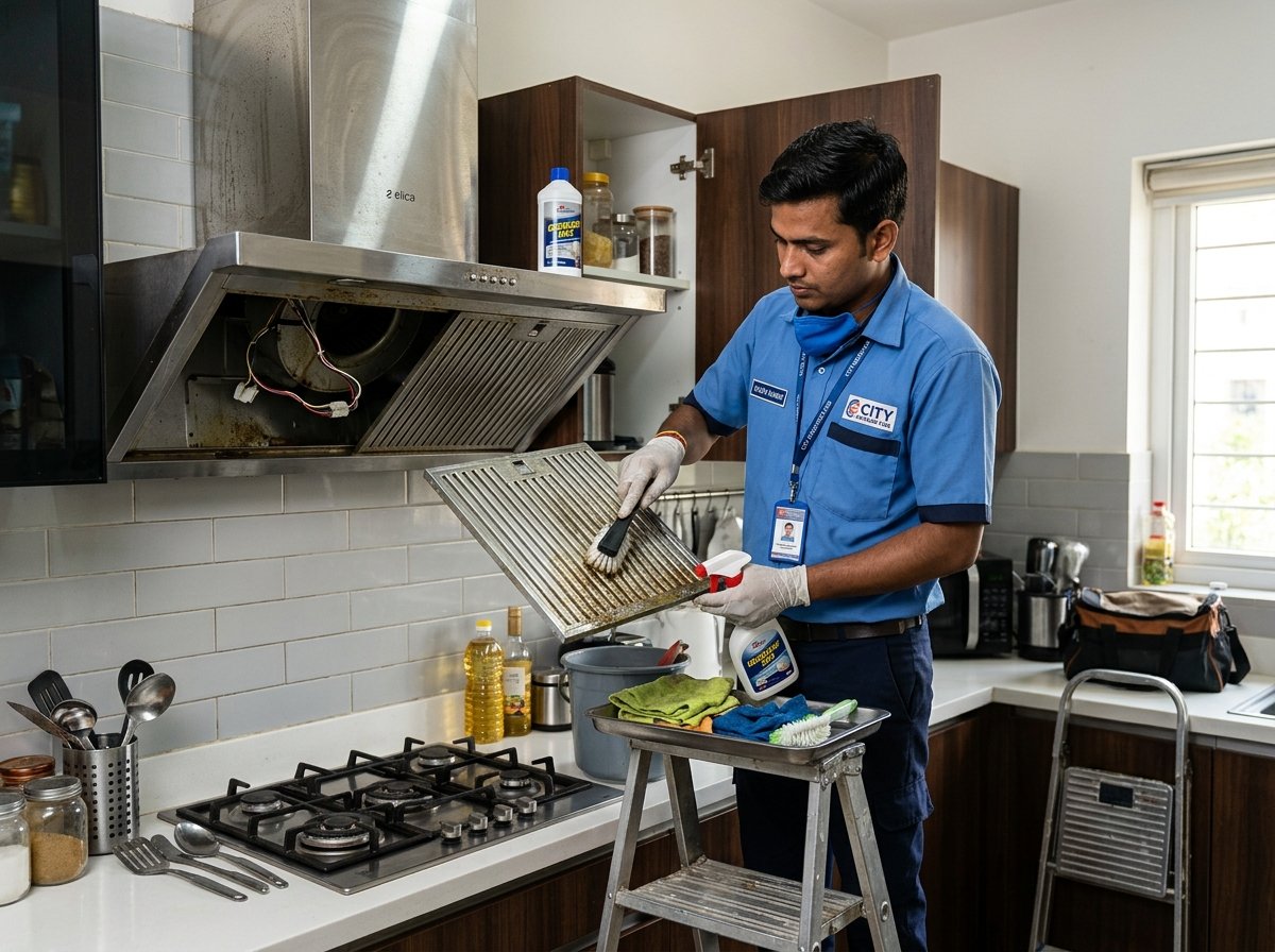 Kitchen Chimney Deep Cleaning